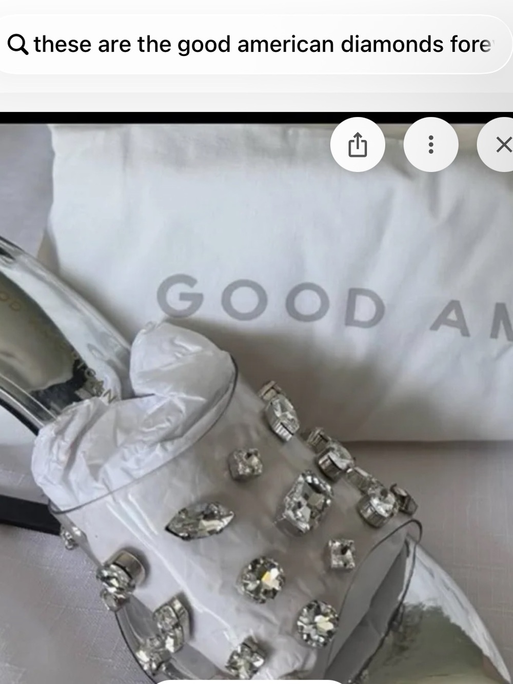 Good American Jeweled Emma Slip Heel - Picture 8 of 14